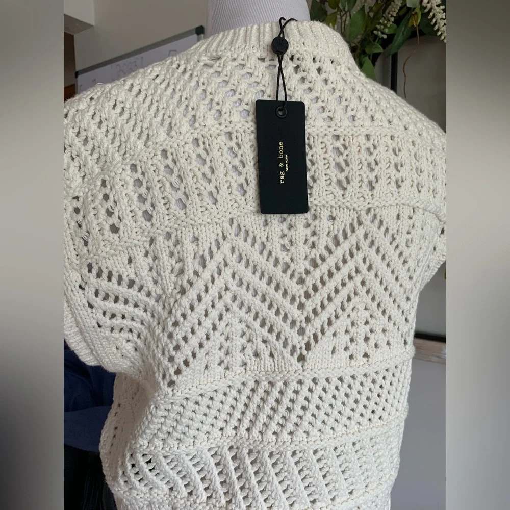 rag & bone sleeveless crotchet tank - Picture 3 of 4